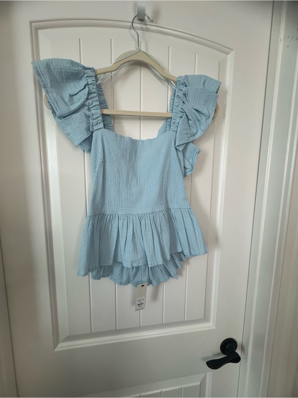 Women's Light Blue Blouse New With Tags Size M